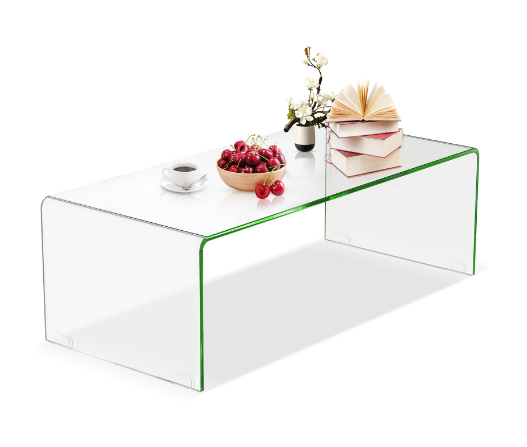 Costway Tempered Glass Coffee Table